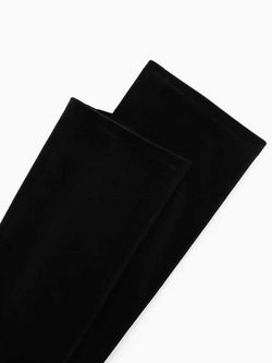 Перчатки длинные велюр