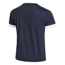 Мужское теннисное поло ASICS Court Shortsleeve Tee T-Shirt Men - Dark Blue, White