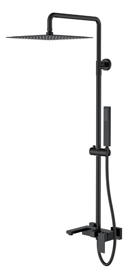 Boheme Стойка для душа Qubic Matt Black