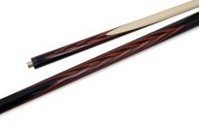 Кий для русского бильярда 2-pc "Шахматы" (черный граб, падук, термограб)