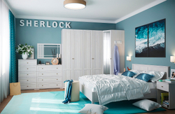 Кровать с ортопедическим основанием (металл) Sherlock 44 120х200, ясень светлый