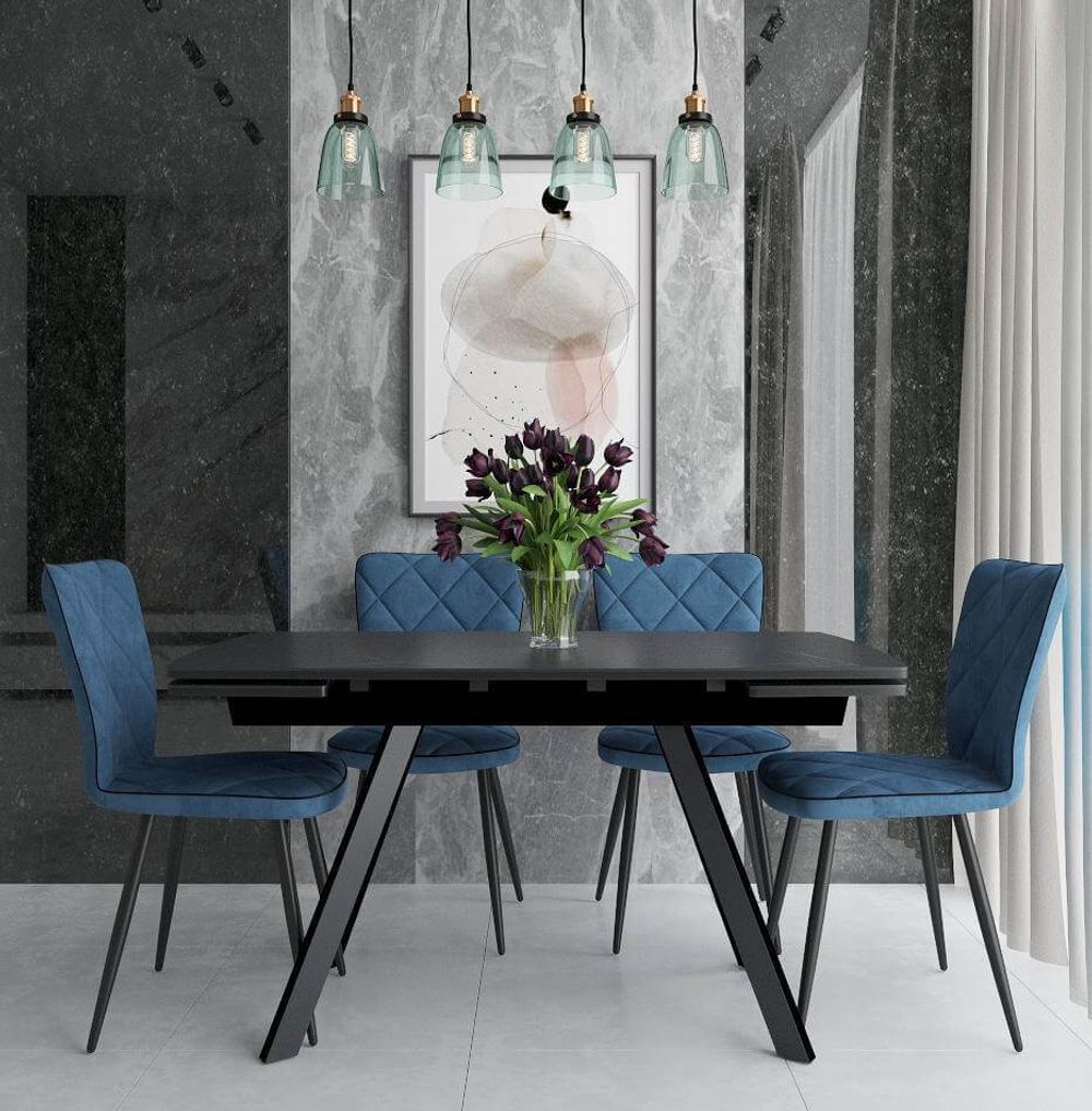 Стол DikLine US120 опоры чёрные