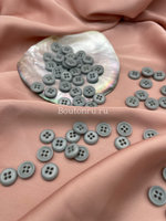 Пуговицы на прокол серые
