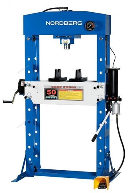 Цена на NORDBERG (N3650A) Гидравлический пресс, 50 т, пневмоуправление
