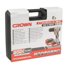Шуруповерт Crown CT21091HX-4 BMC 20 В 2х4 Ач