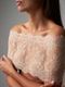 01-11 Кружево шантильи 23 см, телесный 126
