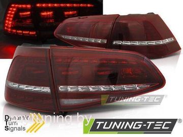 Фонари задние LED SPORT RED WHITE SEQ для VW GOLF 7 13-17