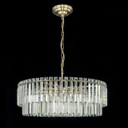 Citilux Фонда CL303223 Люстра хрустальная подвесная Бронза