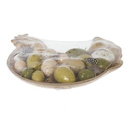 GAEM Набор из 18-ти изделий декоративных подвесных "Яйцо" (4*6, 3*4), L29 W31 H4,5 см