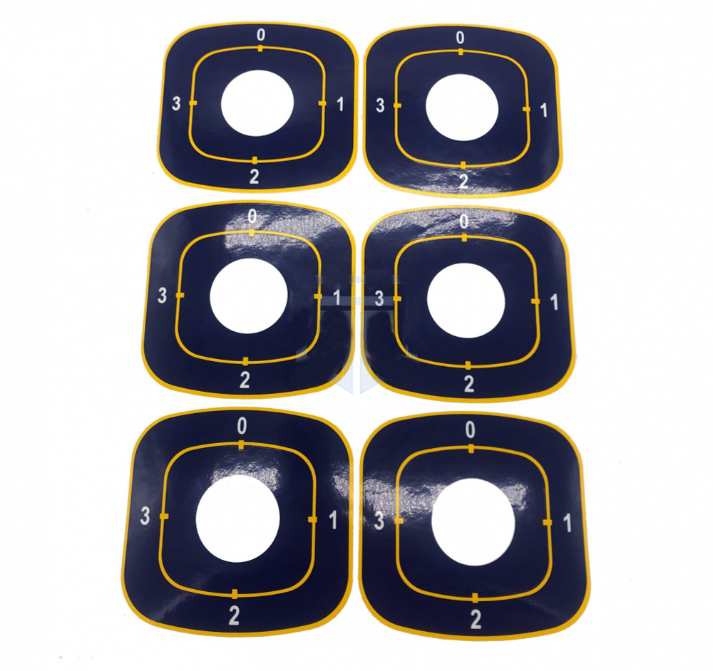 Наклейки "ЭПК48-00.00.004-01" 0-3 квадр.