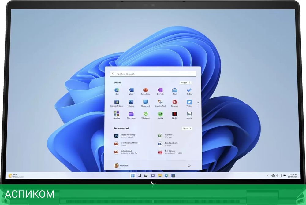 Ноутбук HP Spectre x360 2-в-1 14-eu0004ci A1LJ5EA