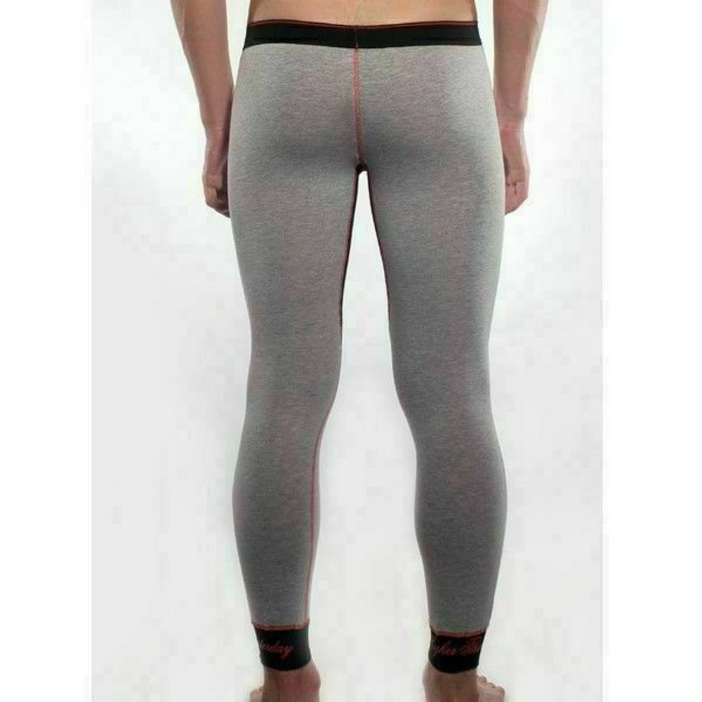 Мужские кальсоны серые Superbody Grey Long Johns