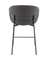 Стул полубарный Блейз велюр серый, каркас серый