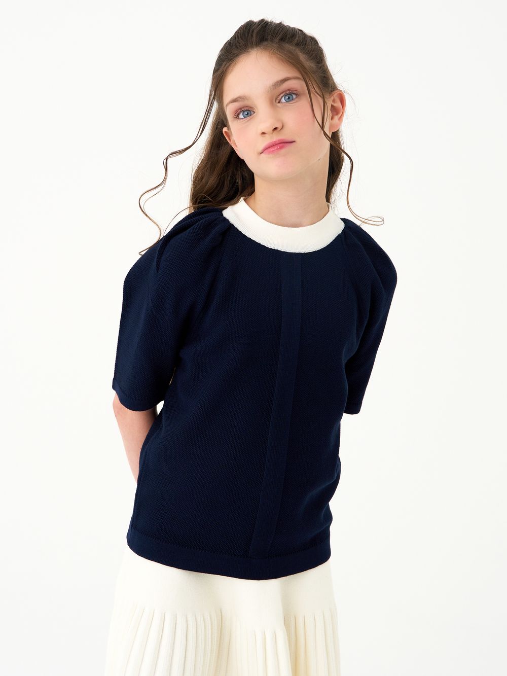 Джемпер для девочки AT1318 синий