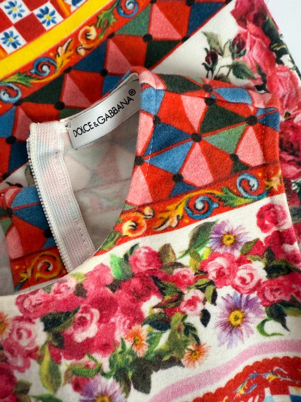 Хлопковое платье с блумерами Dolce & Gabbana, 74