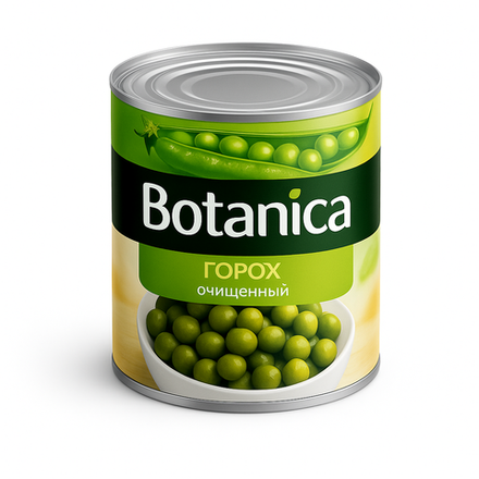 Горошек зеленый Botanica 400 гр