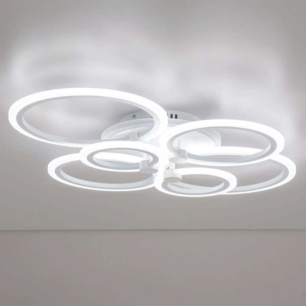 Citilux Сента CL237B160E RGB Люстра с пультом Белая