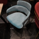 Стул Bradex Home Napoli серый с черными ножками