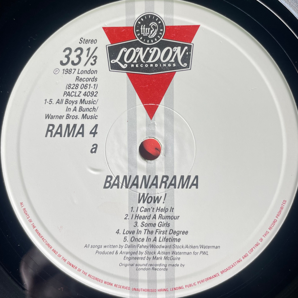 Bananarama - Wow! (Англия 1987г.)