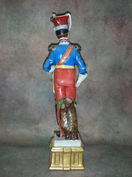 Статуэтка. Фарфор. Гусар. Солдат Улан. Capodimonte. Merli. Италия