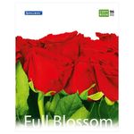 Тетрадь А5, 96 л., BRAUBERG ЭКО, клетка, обложка картон, ЦВЕТЫ, 401845