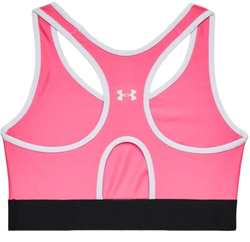 ТОП теннисный Under Armour Mid Keyhole Bra - neon pink