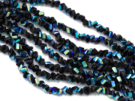 Нить бусин для украшений 4мм (ювелирное стекло)