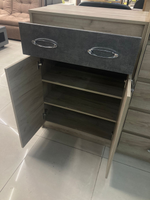 Тумба для обуви Дакота серый крафт/тиз серый ЛДСП