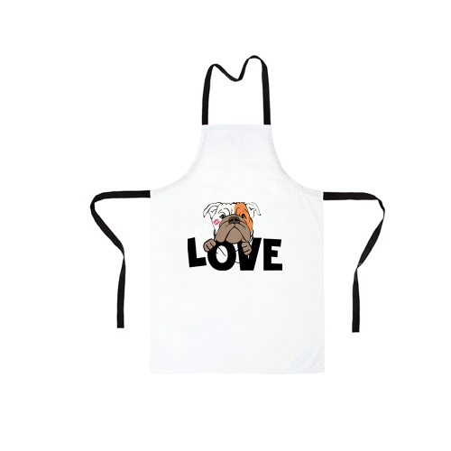 Фартук "Английский бульдог - LOVE"