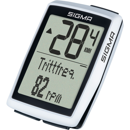 Велокомпьютер BC 12.0 WL STS 12 функций, БЕСПРОВОДНОЙ, белый SIGMA NEW