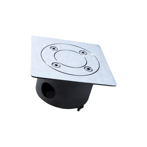 Коробка распаячная с квадрат. лицевой панелью нерж.сталь AISI-304 120х120х62,5