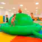 Надувное оборудование «Надувной живот» 3*3*1,2 м, зелёный