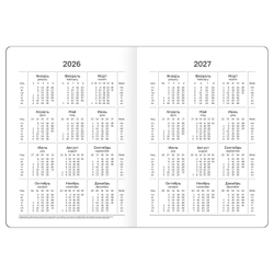 Ежедневник датированный 2026, А6, 7БЦ BG"Monochrome. Mulberry", розовый, soft touch DdА6_09624