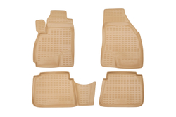 Коврики Standard, в салон HYUNDAI Santa Fe Classic 2001-2006, 4 шт. (полиуретан, бежевые) Element.NLC.20.11.212