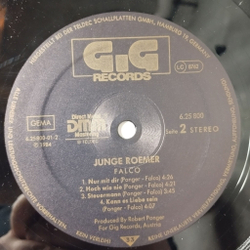 Винтажная виниловая пластинка LP Falco Junge Roemer (Germany 1984)