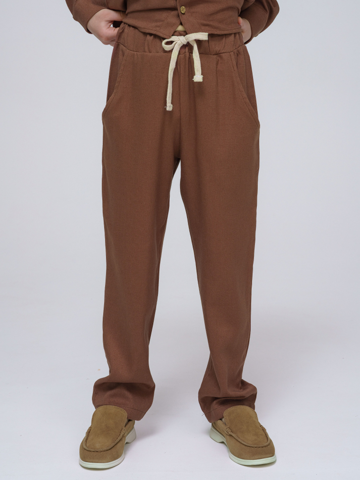 Костюм льнянкой рубашка и брюки