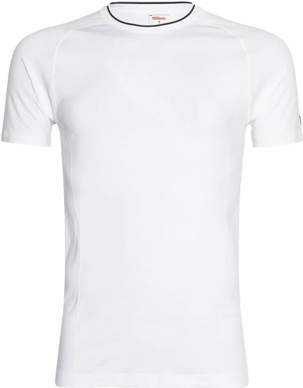 Мужская теннисная футболка Wilson Team Seamless Crew T-Shirt - белый