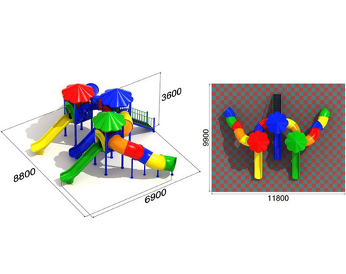 Детская игровая площадка Улитка 2.3.2