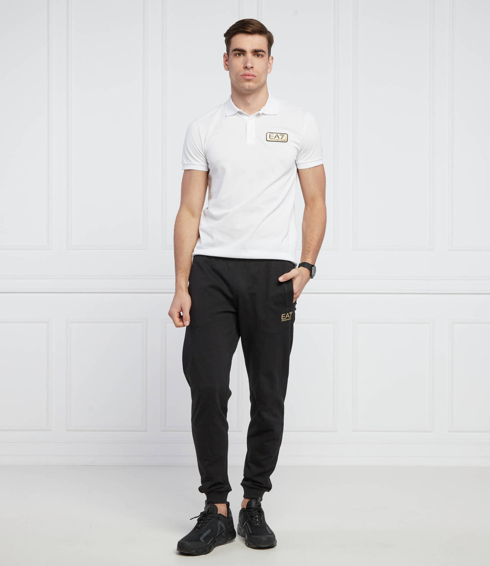 поло EA7 - белый(3LPF09 PJ5AZ)