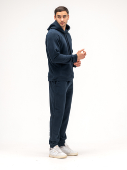 Костюм мужской спортивный (без начеса) Темно синий