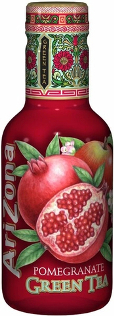 Чай Холодный Зеленый со Вкусом Граната Arizona Pomegranate Green Tea 0.5 - пэт