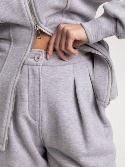 Брюки из футера DEW, серый