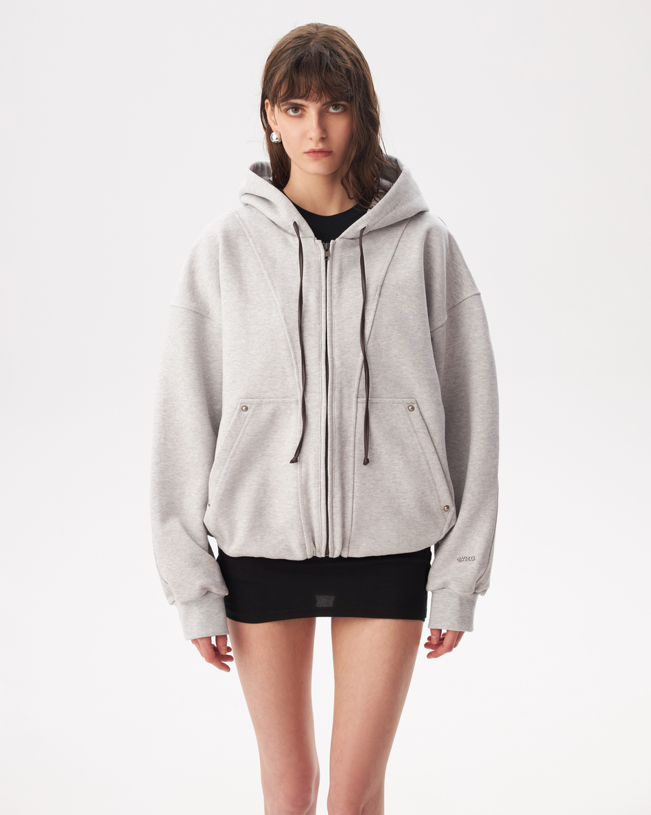 HEAVY COTTON MELANGE HOODIE