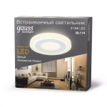 Св-к Gauss LED Backlight BL114 Круг3+3W 350lm 3000K 180-265V IP20 монтаж D85 105*31мм 3 реж