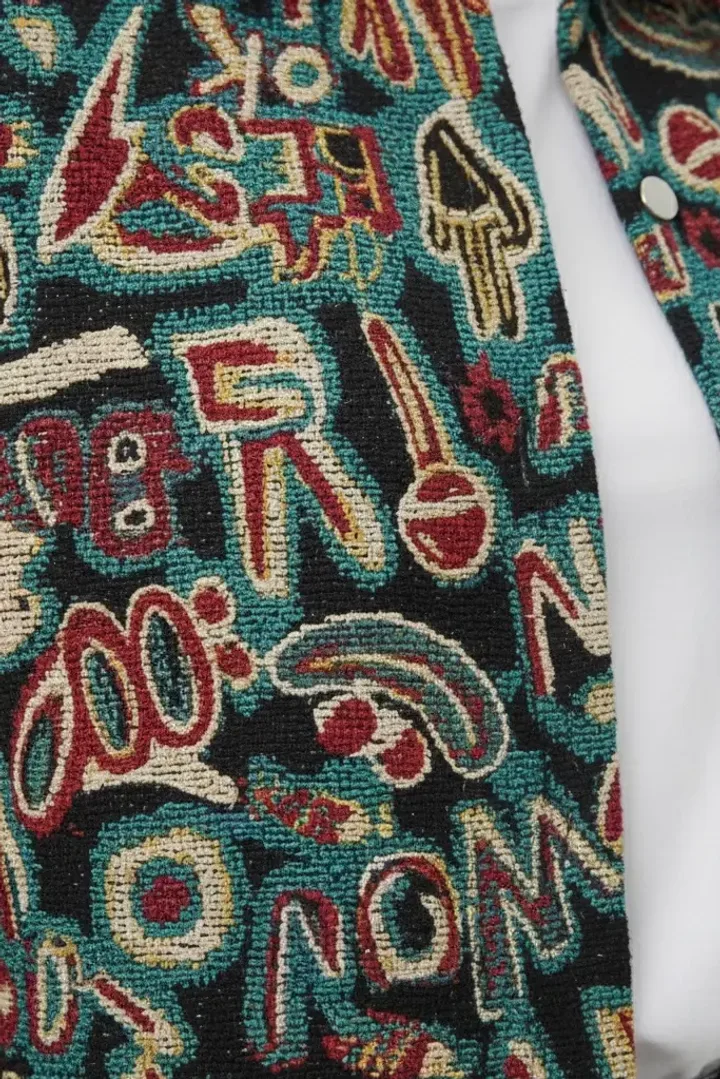 Мужская плотная рубашка «NUMBERS»