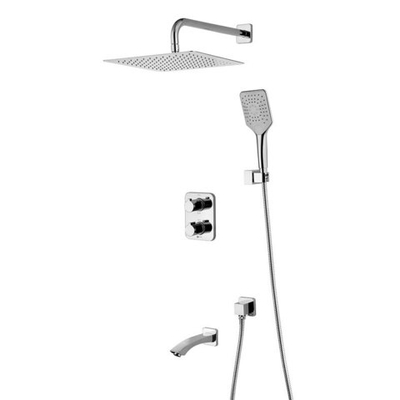 душевая система LEMARK Yeti "Тропический дождь", встраиваемая, термостат., хром LM7842C