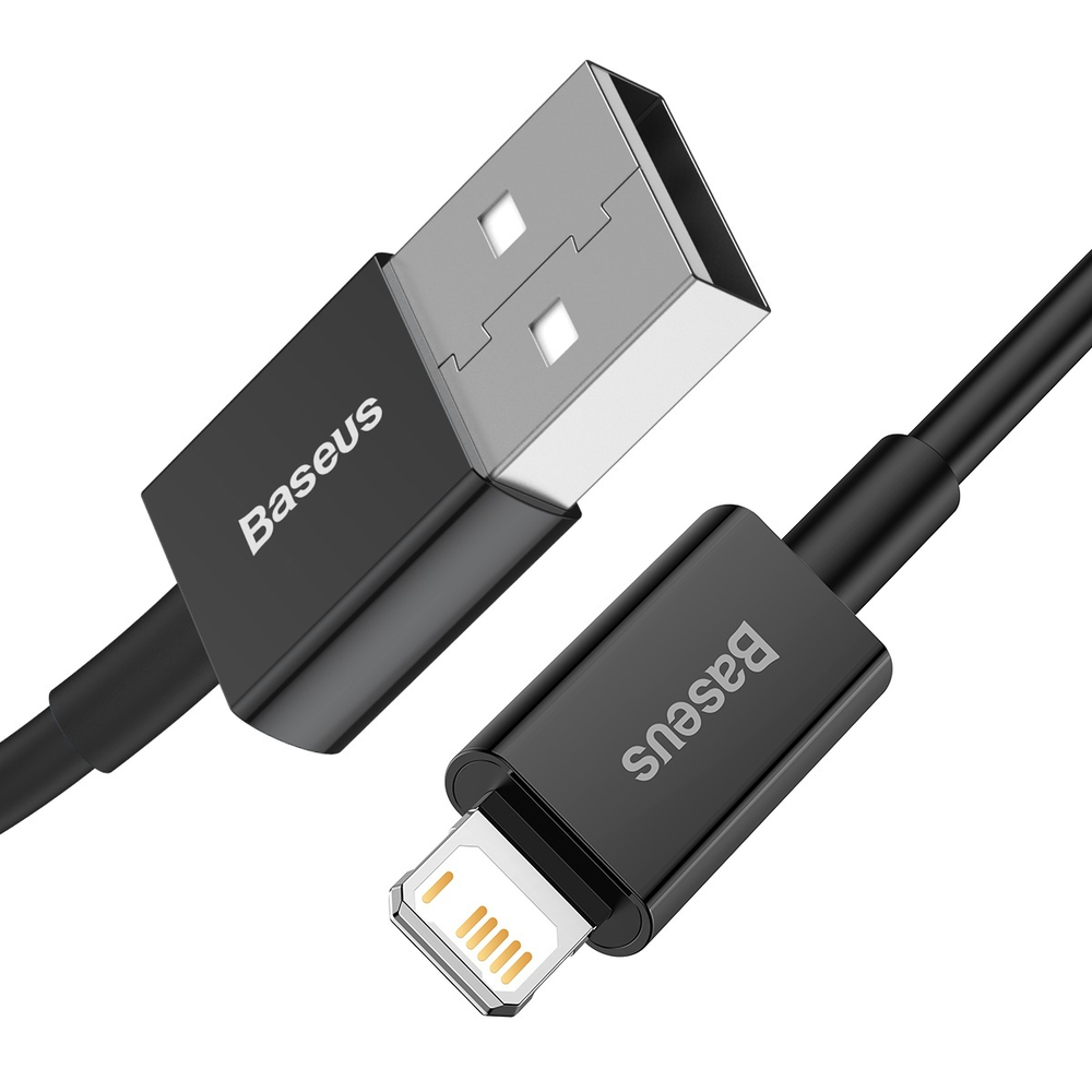 Lightning Кабель Baseus Superior Series Fast Charging Data Cable USB to iP 2.4A - Black