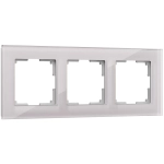 Рамка на 3 поста Favorit (дымчатый,стекло) W0031117