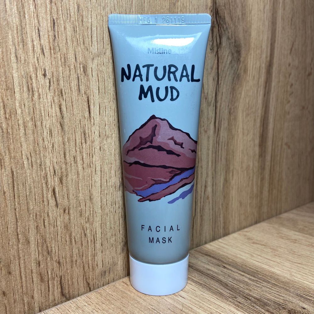 Маска для лица Mistine Natural Mud Facial Mask грязевая натуральная с испанской глиной и бамбуковым углем 85 г