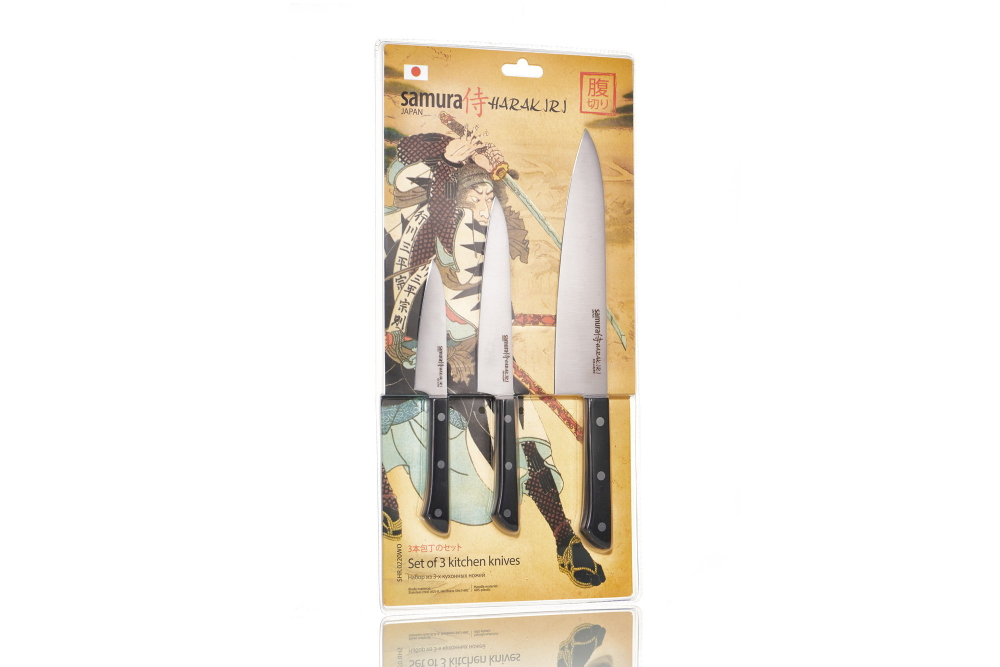 Набор ножей 3шт Samura Harakiri                 SHR-0220WO/K